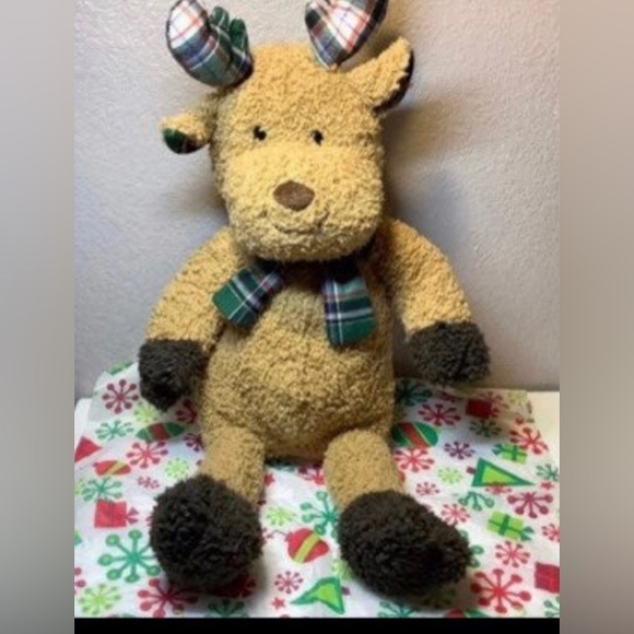 Other - NEW 22" REINDEER PLUSH  Christmas Holiday   Ultra plush, soft n snuggly  Smoke